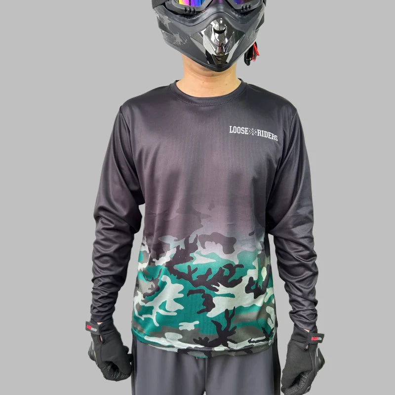 Loose Riders jersey Mtb shirt mountain bike enduro long-sleeved moisture wicking jersey DH motocross downhill jersey