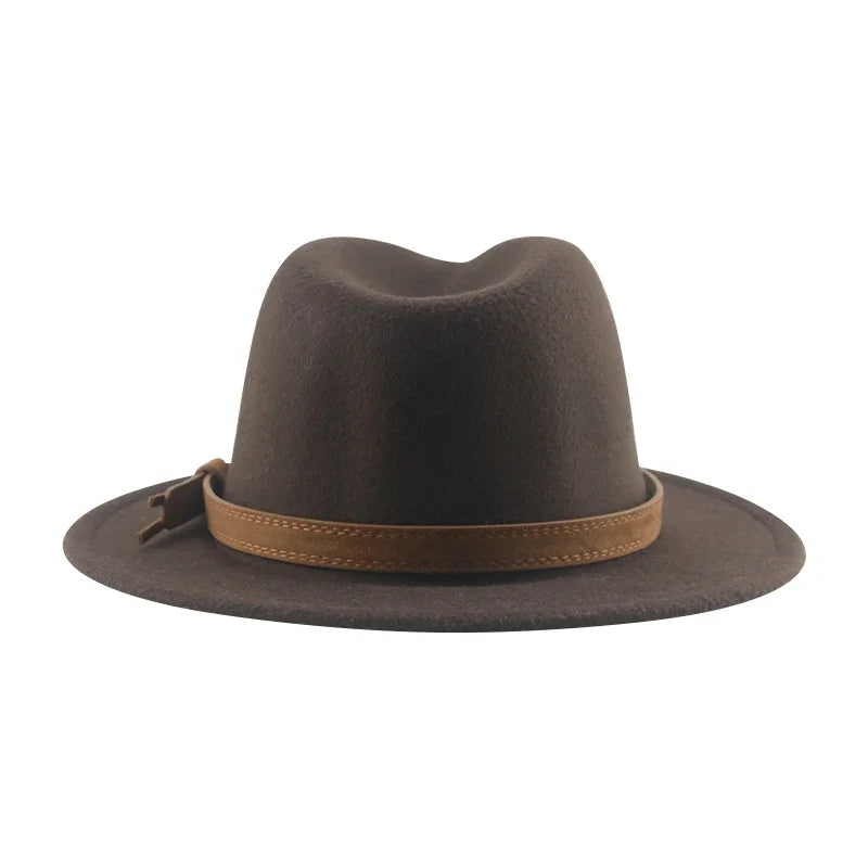 Hats for Women Fedoras Girls Hat Boys Hat Felted Kids Baby Caps Small 52cm 54cm Belt Wedding Cute Kid Fedoras Sombreros De Mujer