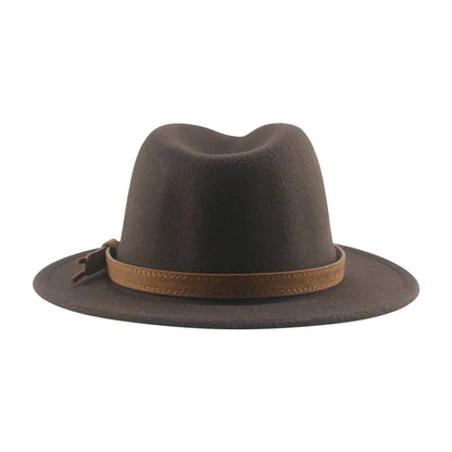 Hats for Women Fedoras Girls Hat Boys Hat Felted Kids Baby Caps Small 52cm 54cm Belt Wedding Cute Kid Fedoras Sombreros De Mujer