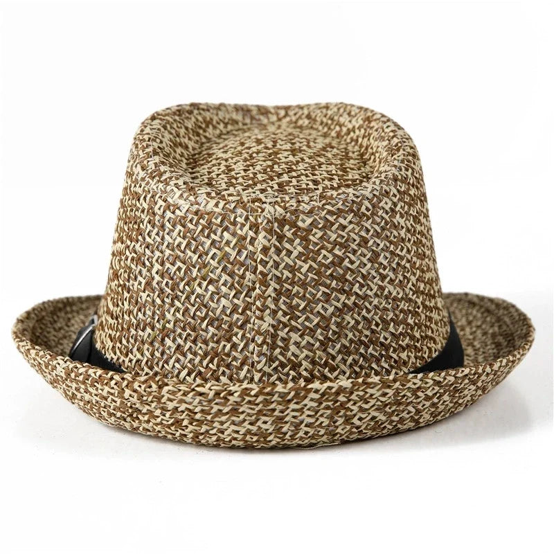 Summer New British Style Panama Hat for Men and Women, Gentleman's Jazz Hat, Breathable Beach Hat