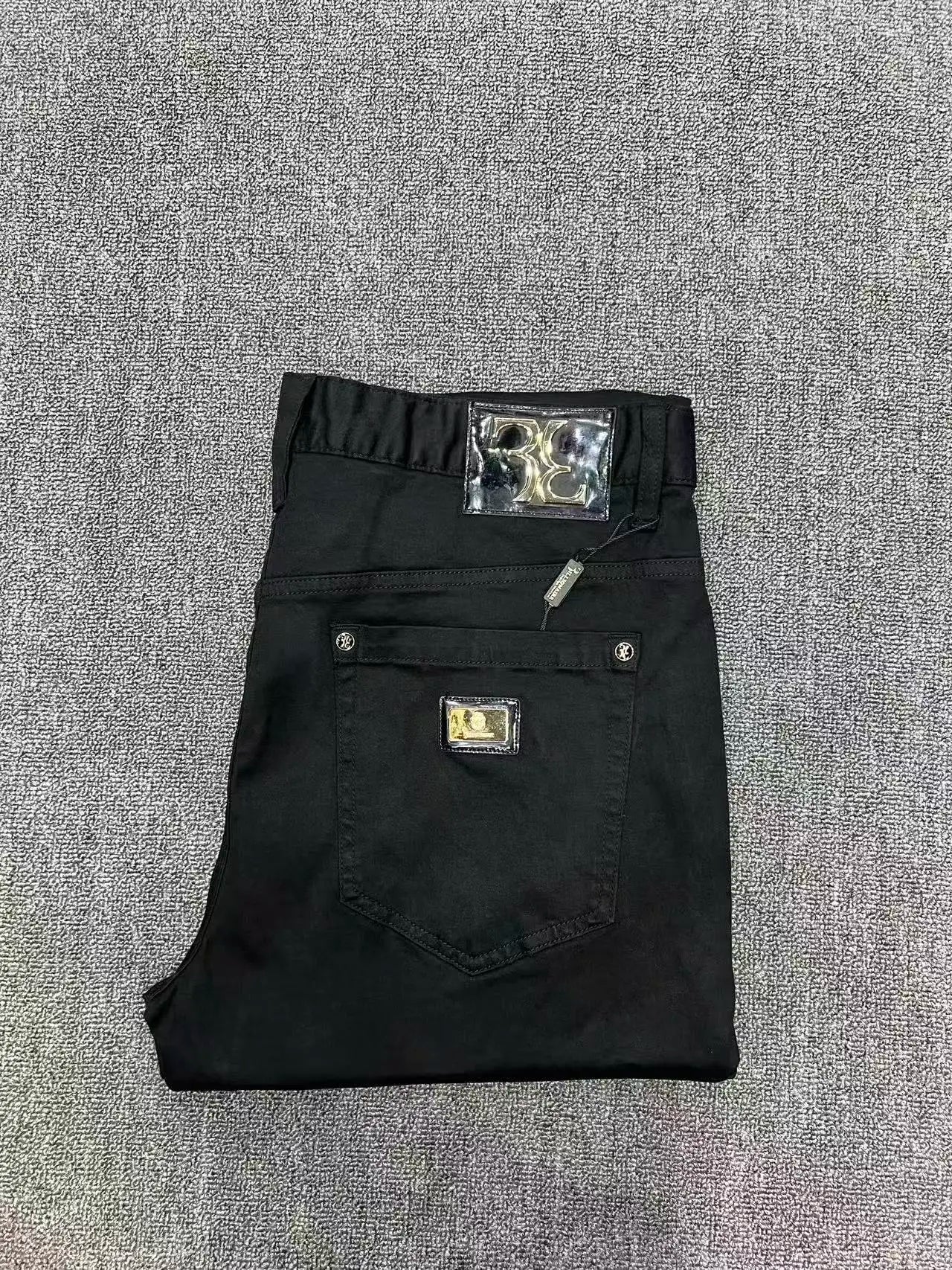 Jeans Men 2026 Spring Summer new fashion Embroidery comfortable elasticity outdoors Big size 34-42 Pants