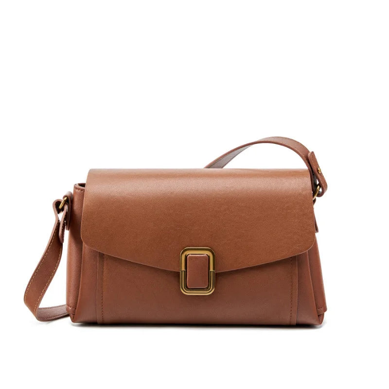 Luxury handbags female crossbody bags shoulder bag women bags new fashion 2025 genuine cowhide leather Small square bag