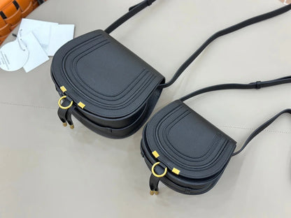 Classic Genuine Leather Saddle Crossbody Bag Vintage Fringe Shoulder Purse For Women Classic U-Shape Stitched Handbag