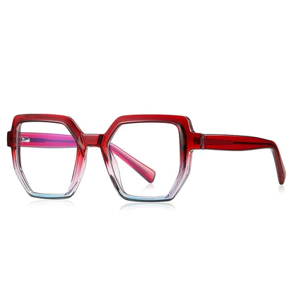 Oversise Women Myopia Prescription Glasses Hyperopia Reading Glasses Anti Blue Light Optical Eyeglasses Frame PFD2143