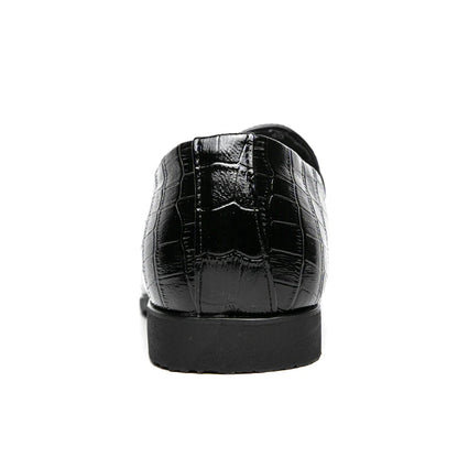 2024 High Quality Casual Leather 38~48 Designer Mens Dress Wedding Black Fashion Office Business Loafers Formal Shoes for Men