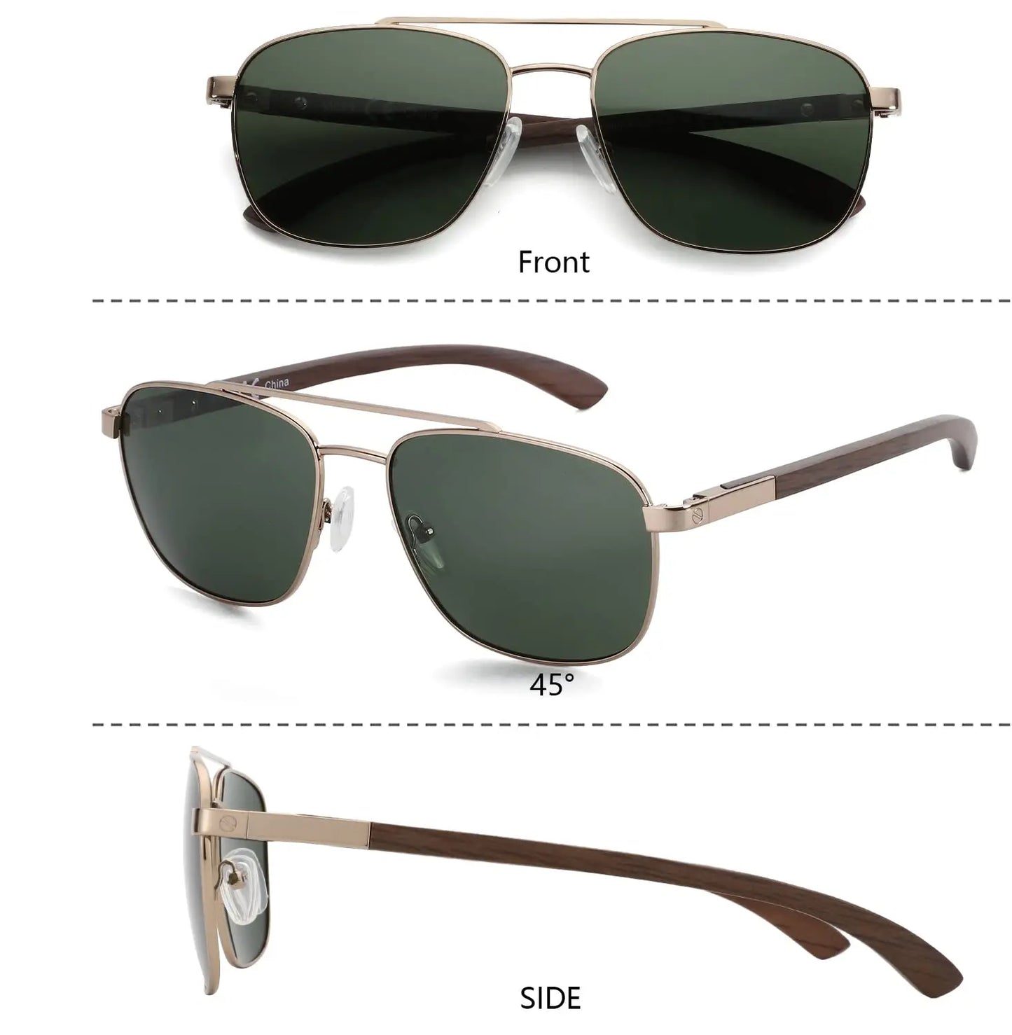 2026 Men's Wood Polarized Sunglasses Uv Protection Outdoor Travel Sunglasses