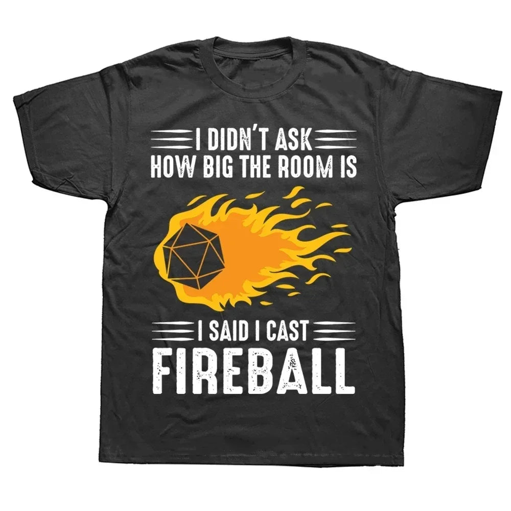 Novelty Dungeon Dragon T Shirts Graphic Streetwear Short Sleeve I Have A Plan D20 Dice Role Playing Game DnD T-shirt Men