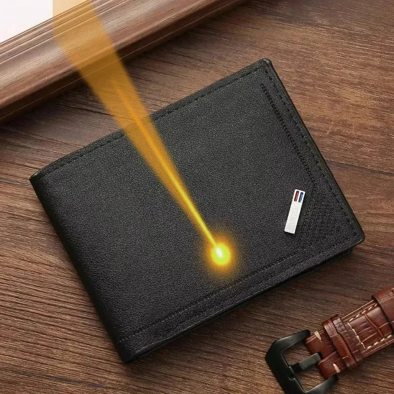 Engrave Custom Name Men's Short Frosted Leather Wallet Multi-Slot Coin Pocket Holder Men's Wallet Birthday Gift  Anniversary Day