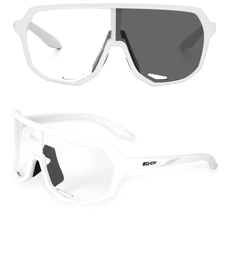 Photochromic Sports Sunglasses Cycling Glasses for Men Mountain MTB Bike Road Bicycle Cycle Goggles UV400 Women Driving