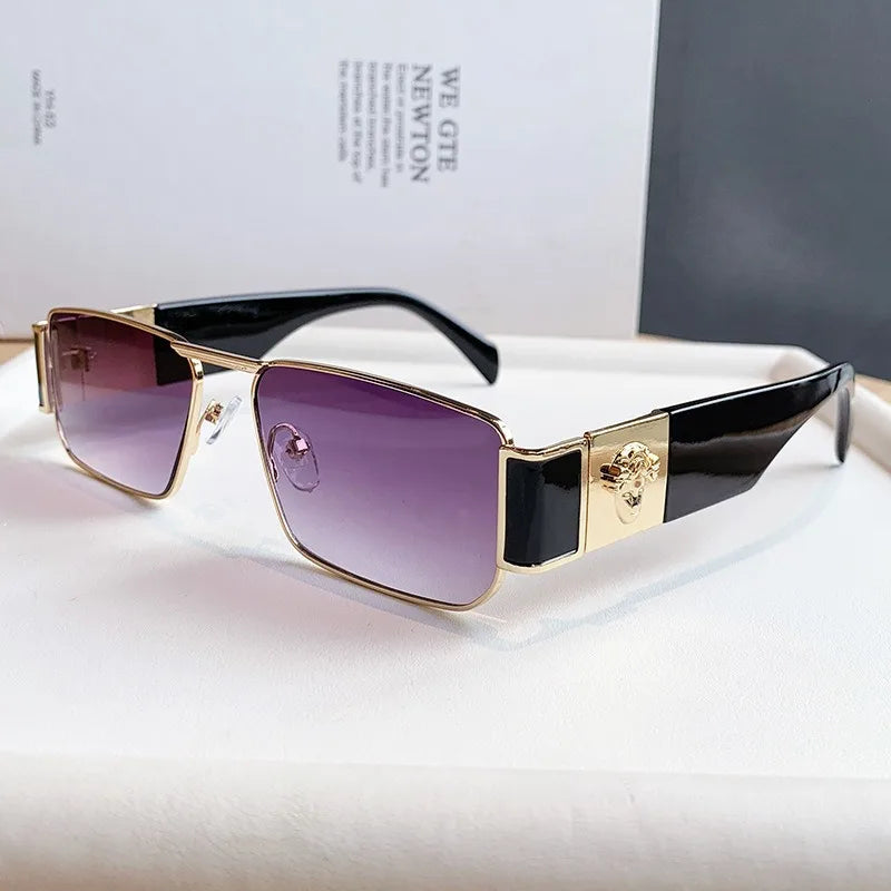 New Fashion Brand Luxury Designer Sunglasses Men Women 2026 Leopard Vintage Elegant Shades Glasses Trendy Travel Top Sunglasses