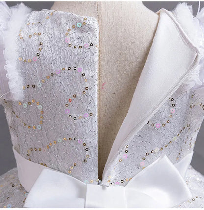 Fashion Girls Dresses for Party and Wedding Sleeveless Kids Birthday Party Princess Dresses Summer Girl Evening Gown 1-9 Years