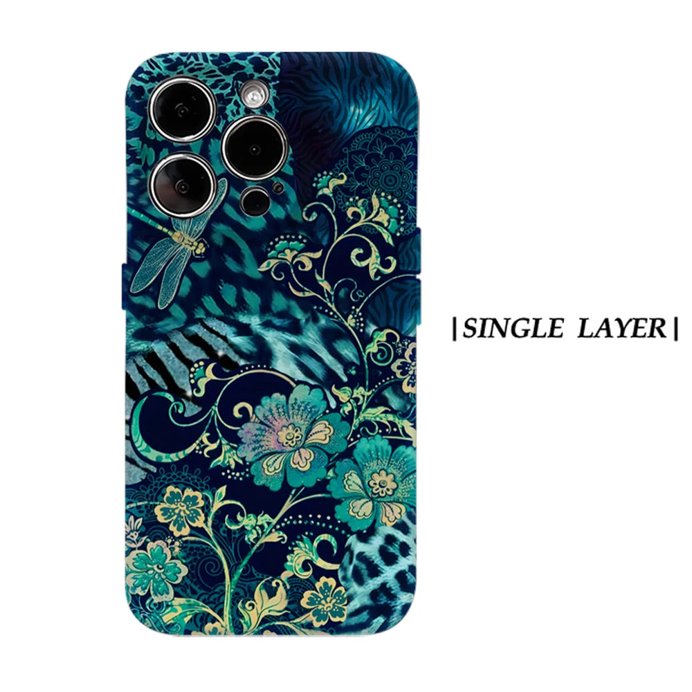 Jungle Dragonfly for Magnetic Phone Case for IPhone 17 16 15 14 13 Pro Max Plus Single Double-layer Tough Case