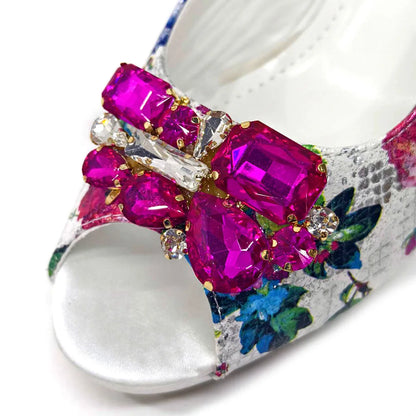 Italian Sandals and Bags Matching Set 2024 Women Heel Party for Gold Colour Wedding Bigger Size Thick Heel Shoes