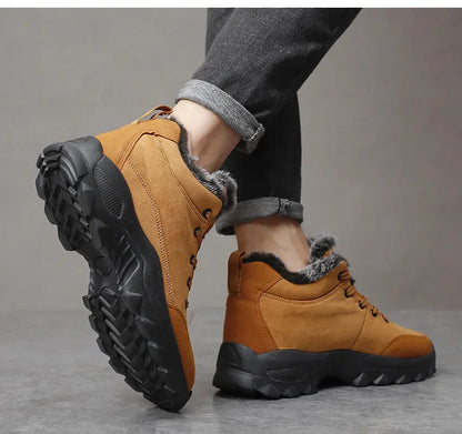 Men Sneakers Man Hiking Shoes Outdoor Mountain Boots Climbing Shoes Zapatos De Hombre Winter Boots Tennis Black Sneakes