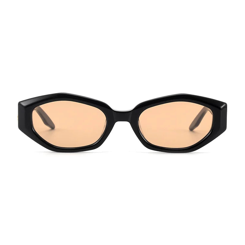 Fashion Cat Eye Retro Men Sunglasses High Quality Acetate UV400 Protection Top Brand Women Sunglasses Support Custom Lenses