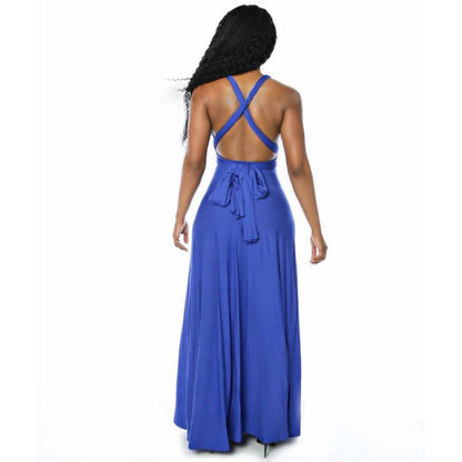 Sexy Women Multiway Wrap Convertible Boho Maxi Club Red Bandage Long Dress Party Bridesmaid Infinity Robe Longue Femme