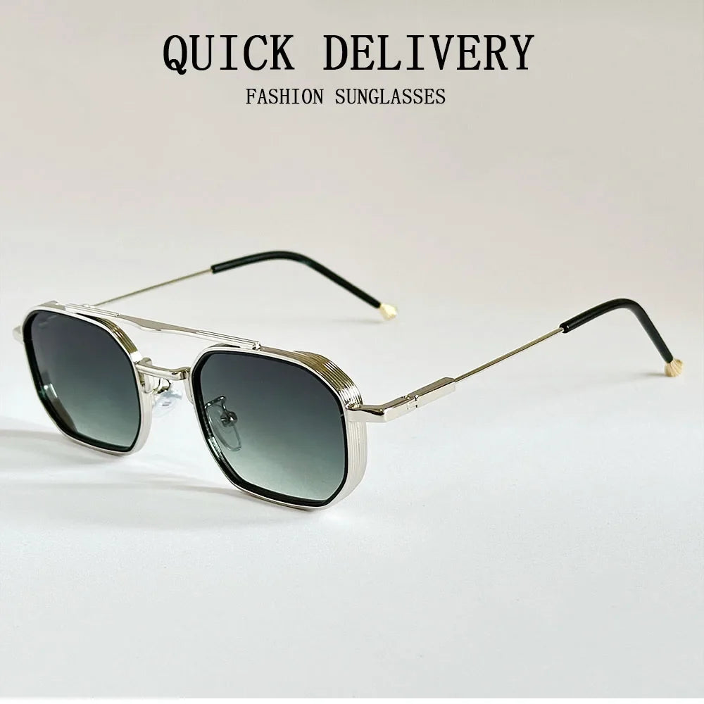 2025 Square Sunglasses Women Trendy Vintage Steampunk Sunglass Men Luxe Fashion Glasses Gafas De Sol Hombre Lunette Soleil Femme