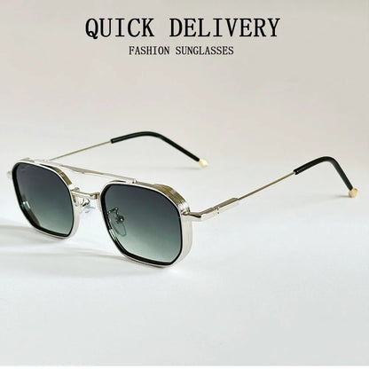 2025 Square Sunglasses Women Trendy Vintage Steampunk Sunglass Men Luxe Fashion Glasses Gafas De Sol Hombre Lunette Soleil Femme