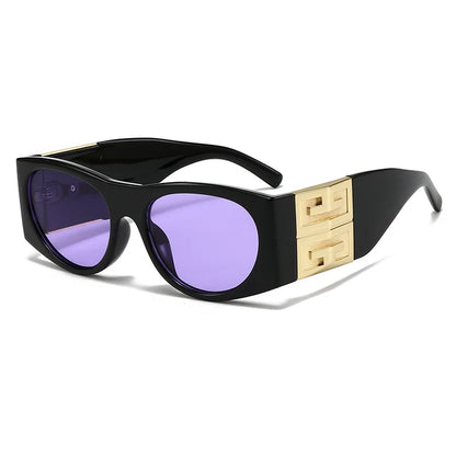 2025 Luxury Designer UV400 Large Frame Sunglasses Women Men New Trendy Sun Glasses Ladies Vintage Cool Gafas De Sol Eyeglasses