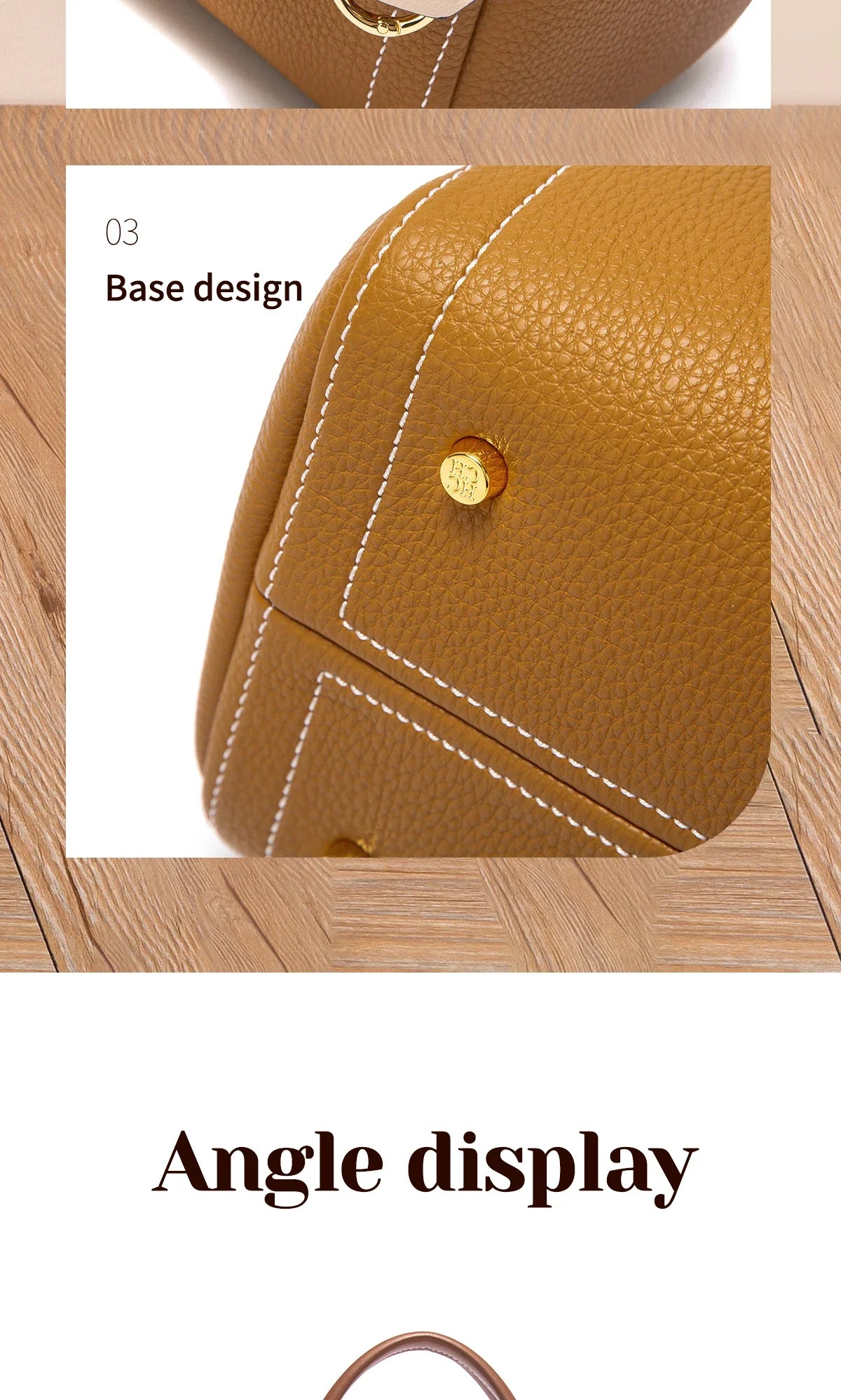 Autumn/Winter New Collection Simple Large Capacity Brown Shoulder Bag Texture Handbag Fashionable Women's Boston Bag