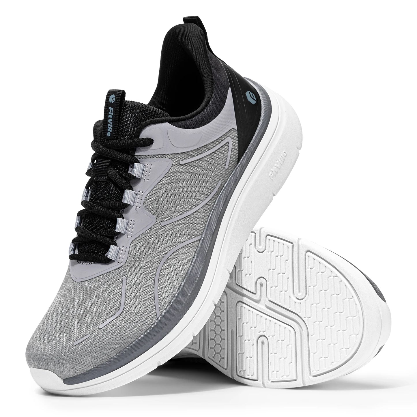 Men's Walking Shoes Thick Soled Slip On Shoe Height Increasing Breathable Sneakers Wide Comfortable Outside&Work Shoe