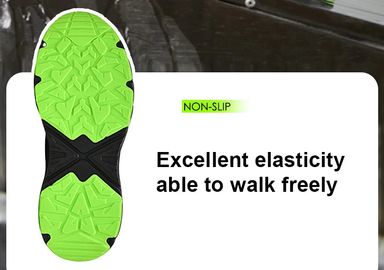 Men Safety Work Shoes Plastic Toe Safety Boots Fashion Lightweight Comfort Working Sneakers Anti-puncture Indestructible Shoes