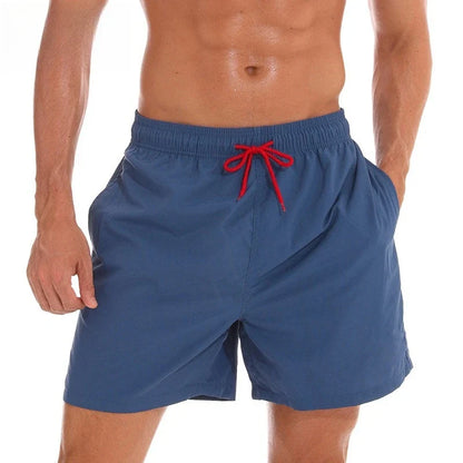 Men's Quick Dry Beach Shorts Summer Breathable Water-Resistant Effect Sports Casual Shorts Male Swimming Surfing Shorts New