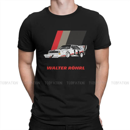 Gran Turismo Racing Game TShirt for Men Walter Rohrl Pikes Peak 87 Humor Summer Tee T Shirt High Quality New Design Loose