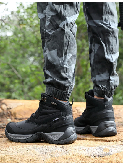 Men's Boot Combat Mens Ankle Boot Tactical Boot Male Shoes Work Safety Shoes Motocycle Boots Men Outdoor Hiking Shoes