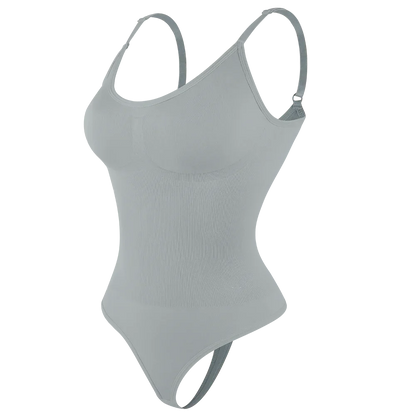 Bodysuit Women Shapewear Tummy Control Butt Lifter Body Shaper Smooth Invisible Under Dress Slimming Underwear Low Neck Jumpsuit