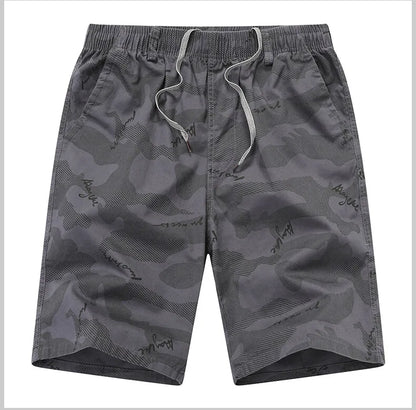 Men's Sweat Shorts Relaxed Fit Mens Cargo Shorts Casual Camo Shorts Drawstring Cotton Shorts Stretch Elastic Waist