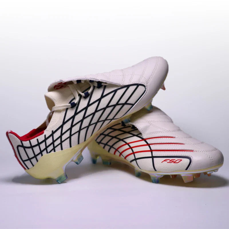 High Quality Mens Soccer Shoes F50 Training Non-Slip Turf Soccer Cleats Boys TF/FG Football Sneakers Chuteira Campo 39-45