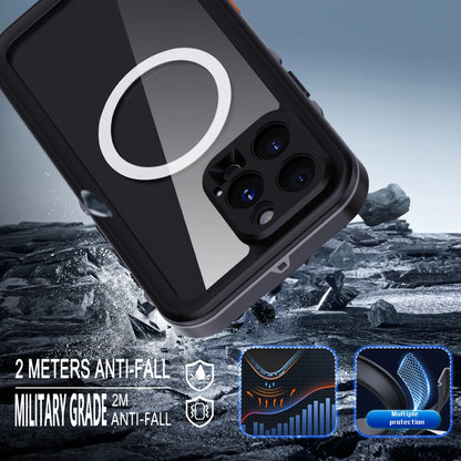 Professional Waterproof Phone Case 360° Shockproof and Dustproof IP68 (Compatible with iPhone 17 Pro/16/15/14/13)