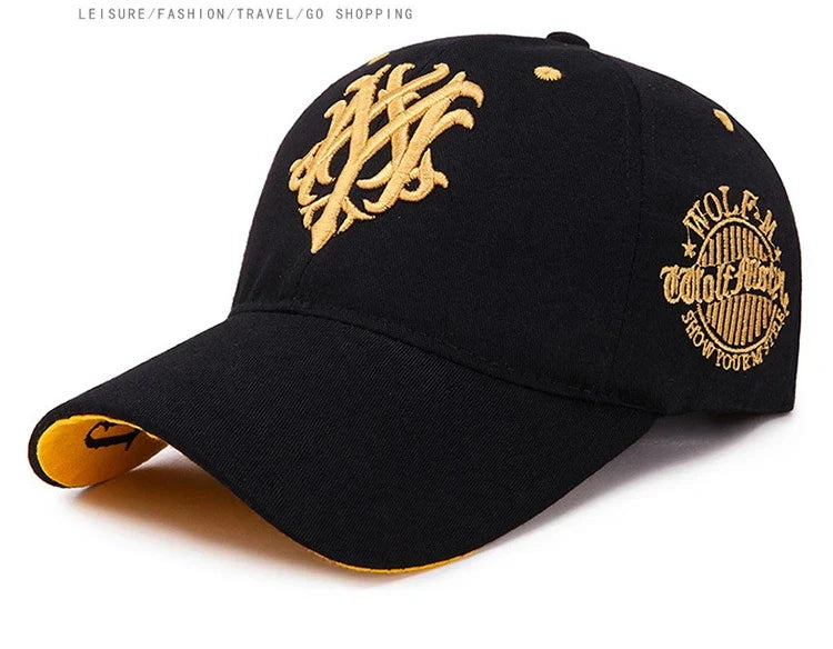 2026 New Totem Flame Baseball Cap Men's Women's European and American Net Red Cap Spring and Summer Sun Shading Embroidered Hat