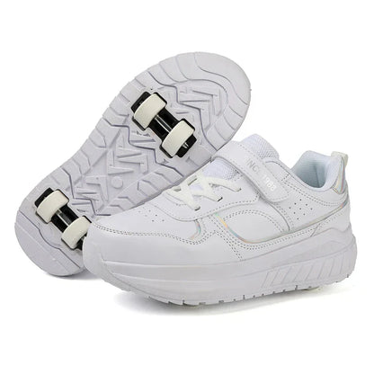 Roller Skate Shoes Kids Autumn 2024 Children Fashion Casual Sports Toy Birthday Gift Games Boys 4 Wheels Sneakers Girls