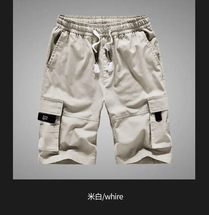 Mens Summer New Trendy Brand Five Point Cropped Pants High Quality Cargo Shorts Mens Plus Size Sports Casual Fashion Shorts