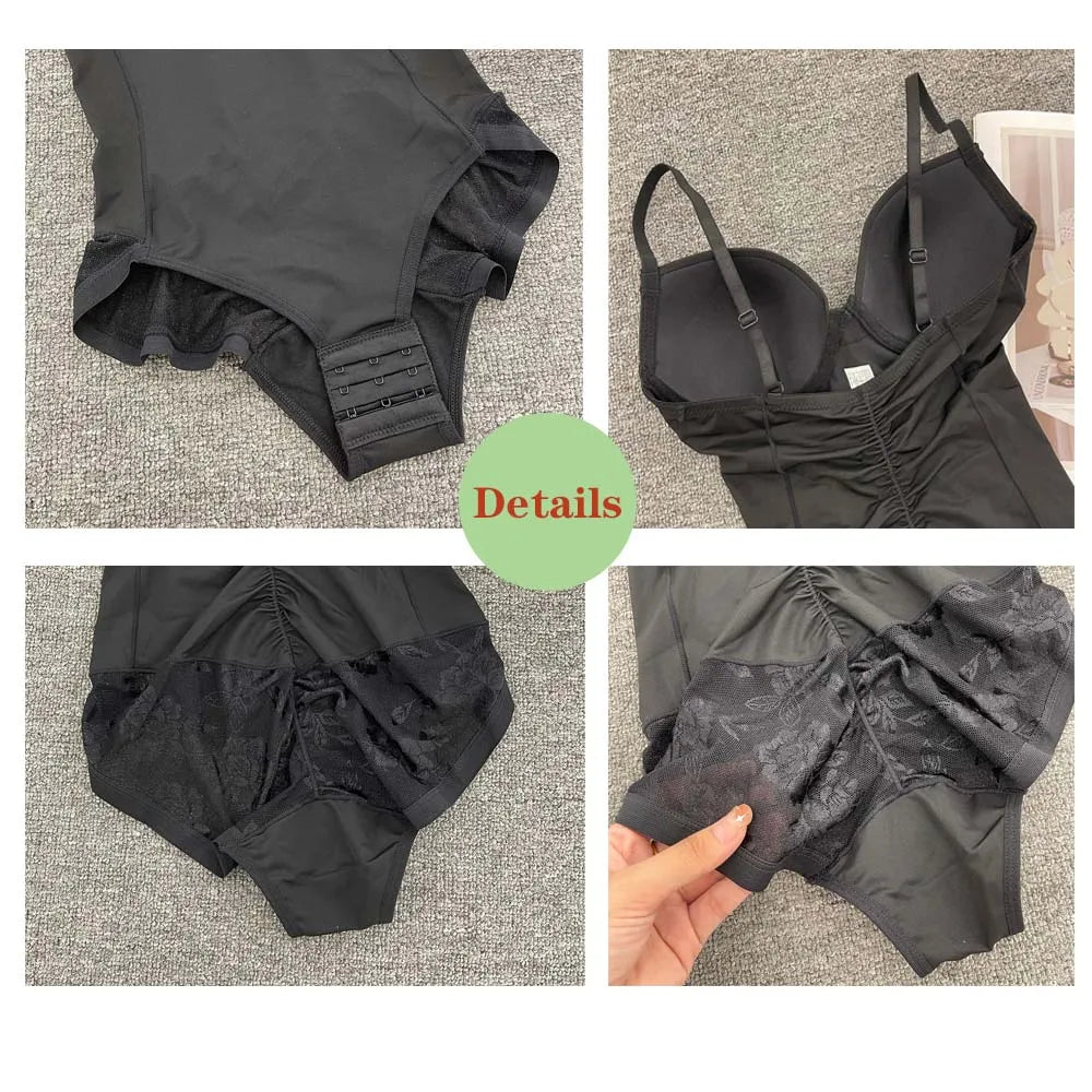 Women Corset Shapewear Bodysuit Tummy Control Tight Slimming body Shaper Bodysuit with Bras