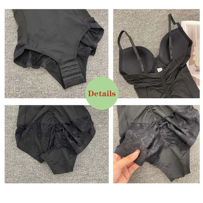 Women Corset Shapewear Bodysuit Tummy Control Tight Slimming body Shaper Bodysuit with Bras