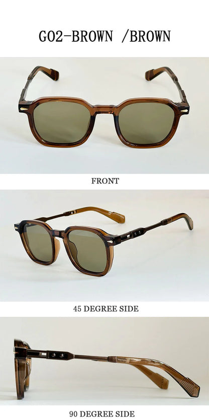 Vintage Sunglasses Women 2025 Square Sunglass Men Vacation Fashion Glasses Gafas De Sol Hombre Lunette Soleil Femme Dropshipping