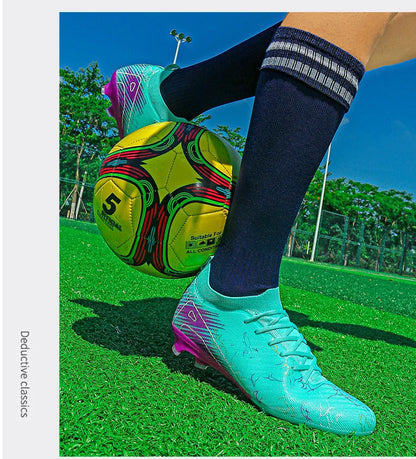 New Men's Football Boots Cleats Non-Slip Sneakers Training Soccer Shoes Top Quality FG Wholesale Drop Shipping Unisex Adult