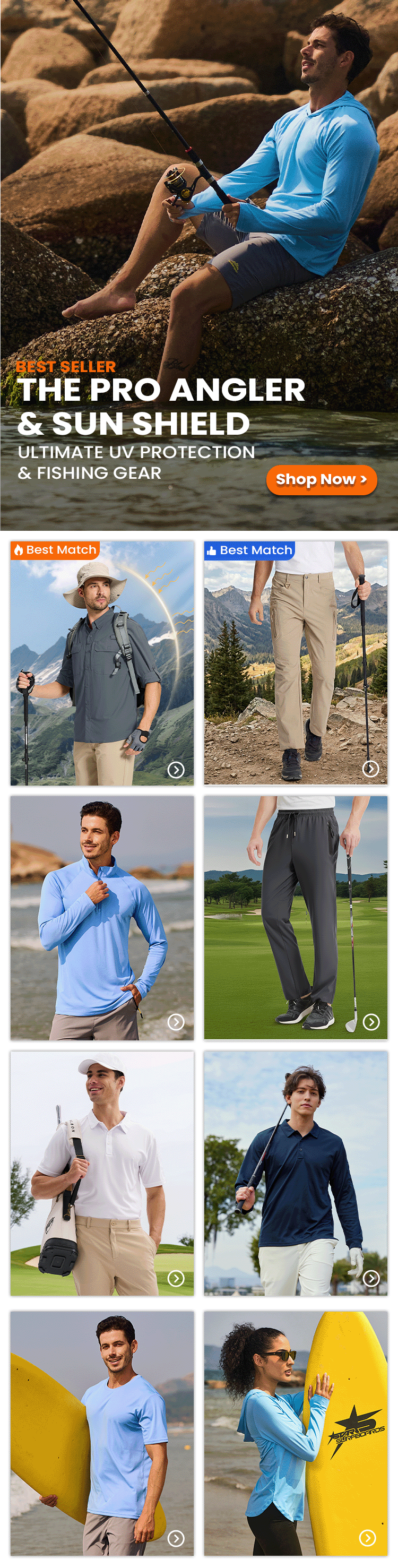 UPF 50+ Hiking Cargo Shorts with 7 Pockets Men 9" Quick Dry Lightweight Nylon Shorts Outdoor Work Shorts Fishing Casual