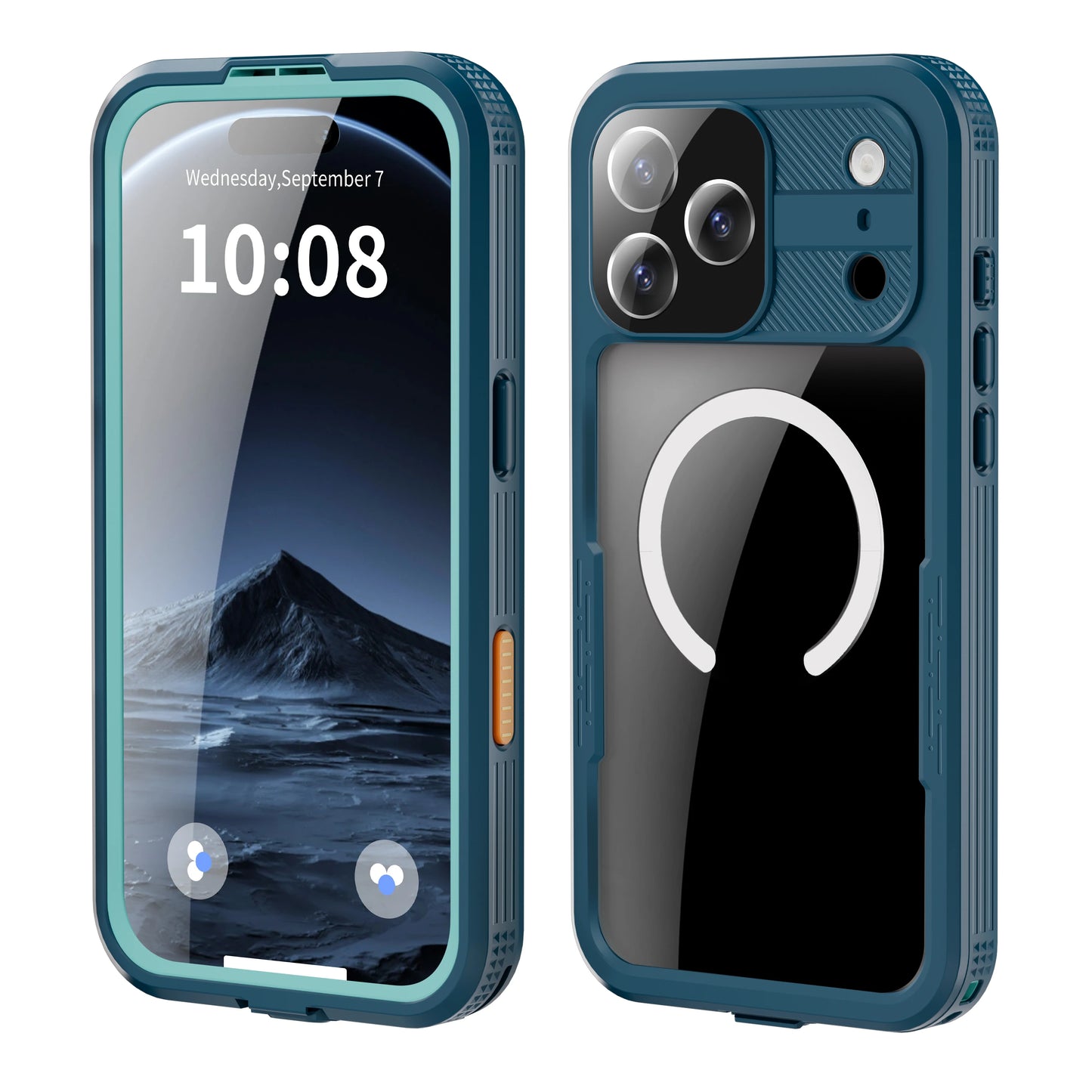 Magnetic Shockproof Dustproof IP68 Waterproof Phone Case for Apple 17Promax/ 17Pro /Air / 17 - Durable Protective Cover