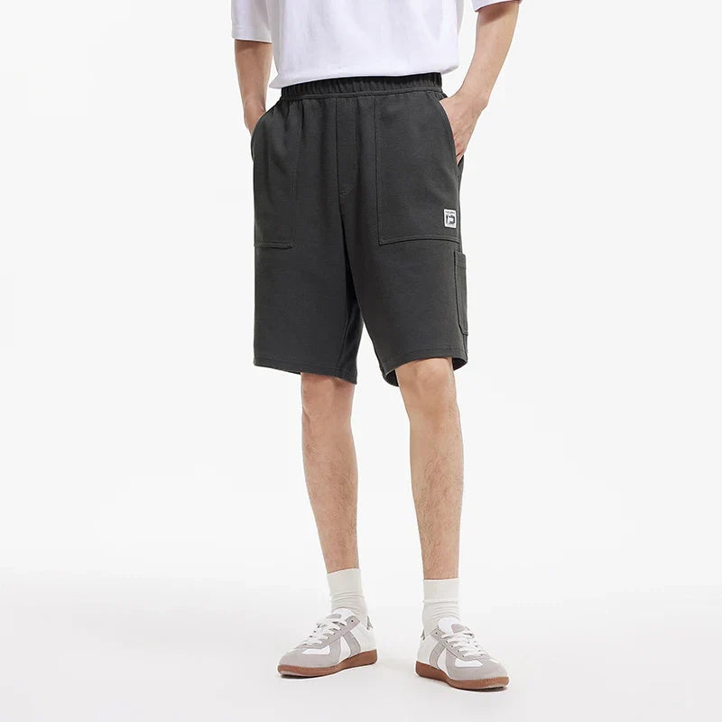 Men Pants Pineapple Texture Lumber Workwear Loose Straight Knit 2026 Summer Casual Style Soft Comfy Daily Top