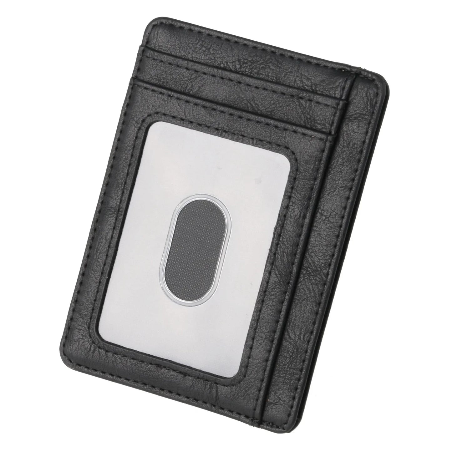 Blocking Wallet Business Card Cover for Case Super Thin Men Leather Credit Card Holder Card Travel Wallet Minimalist Wallet