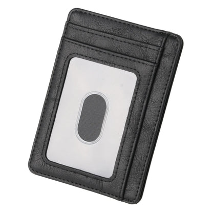 Blocking Wallet Business Card Cover for Case Super Thin Men Leather Credit Card Holder Card Travel Wallet Minimalist Wallet