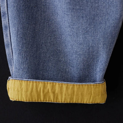 Casual Harajuku Sle Mom Jeans Women's Faion Trendy Hole Design Cotton Stretch Denim l Waist hine Embroidery