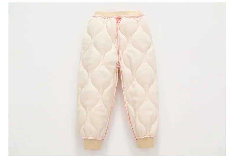 Autumn Winter Baby Kids Jackets+Pants Sets Thicken Boys Girls Coat Trousers Warm Windproof Clothes Suit For Children Home Wear