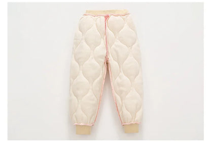 Autumn Winter Baby Kids Jackets+Pants Sets Thicken Boys Girls Coat Trousers Warm Windproof Clothes Suit For Children Home Wear