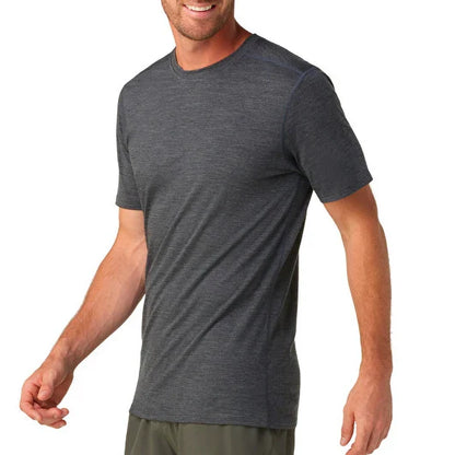 Superfine Merino Wool T shirt Men Base Layer Merino Shirt Wicking Breathable Quick Dry Anti-Odor No-itch Big USA Size