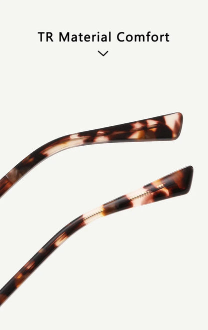 Fashion Personalized Geometric Simple Design Women's Anti-Blue Light Reading Glasses Men Customizable Prescription LS222
